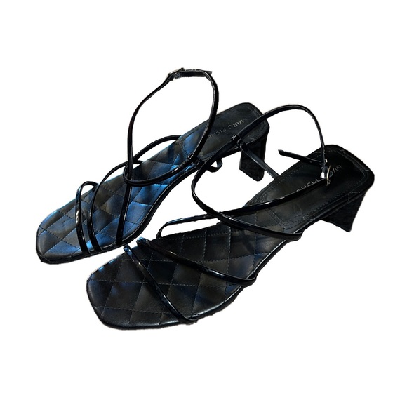 Marc Fisher Black Strappy Sandals - Picture 2 of 2